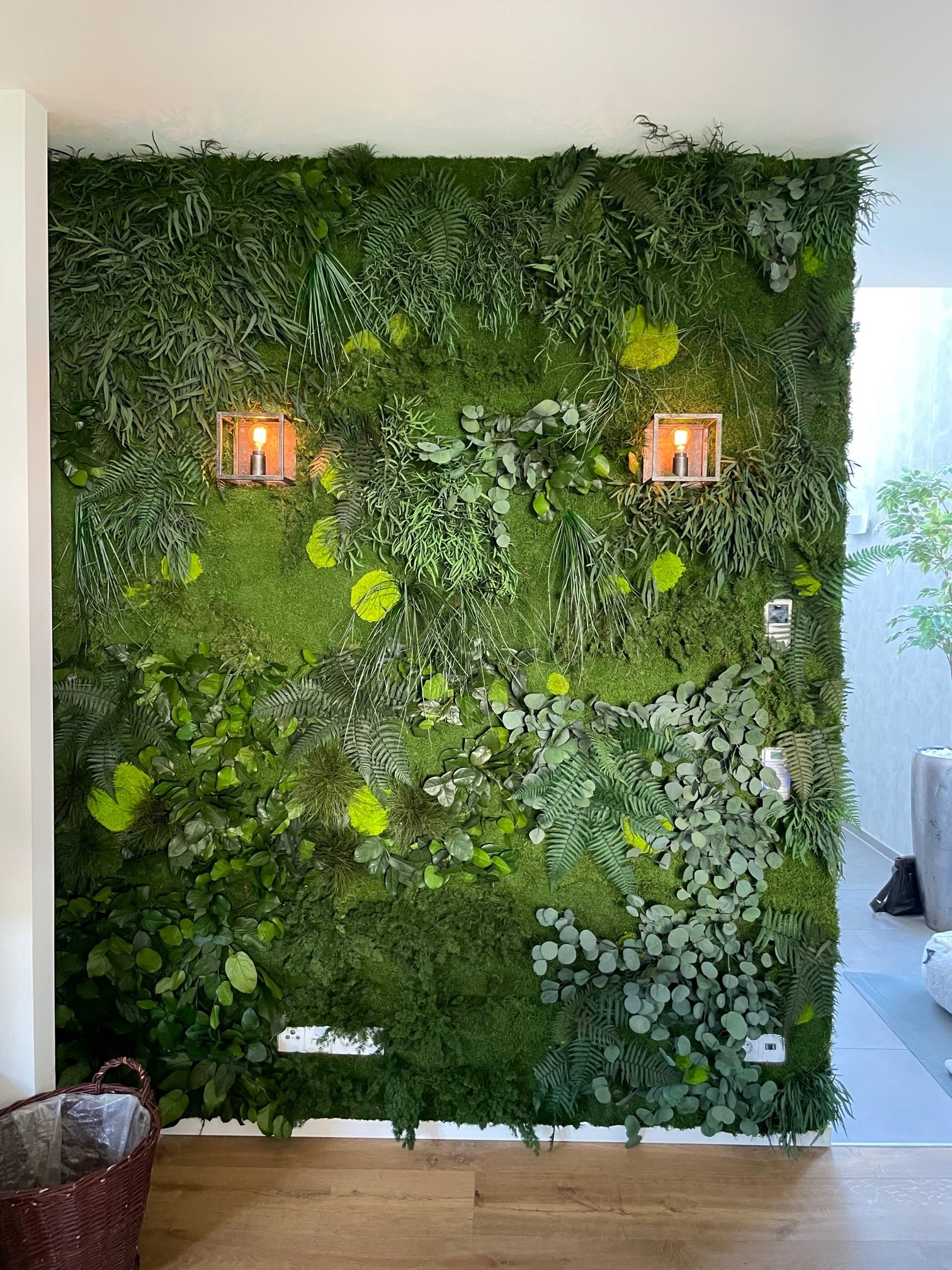 NatureStyle Moosbild auf der Messe